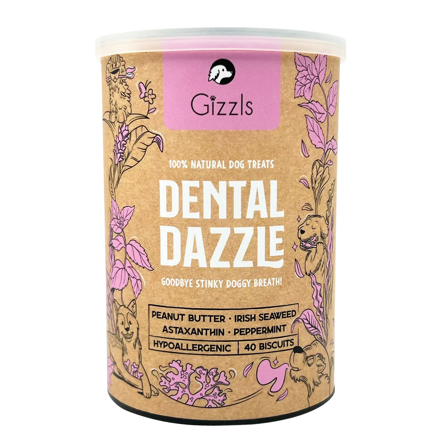 Gizzls Dental Dazzle Dog Treats