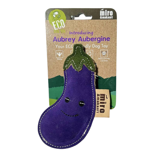 Aubrey Aubergine Eco Dog Toy