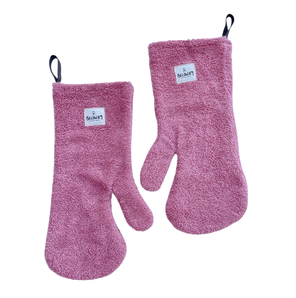 Billows K9 Drying Mits Old Pink - Pair