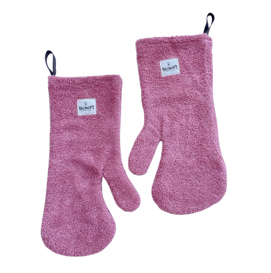 Billows K9 Drying Mits Old Pink - Pair