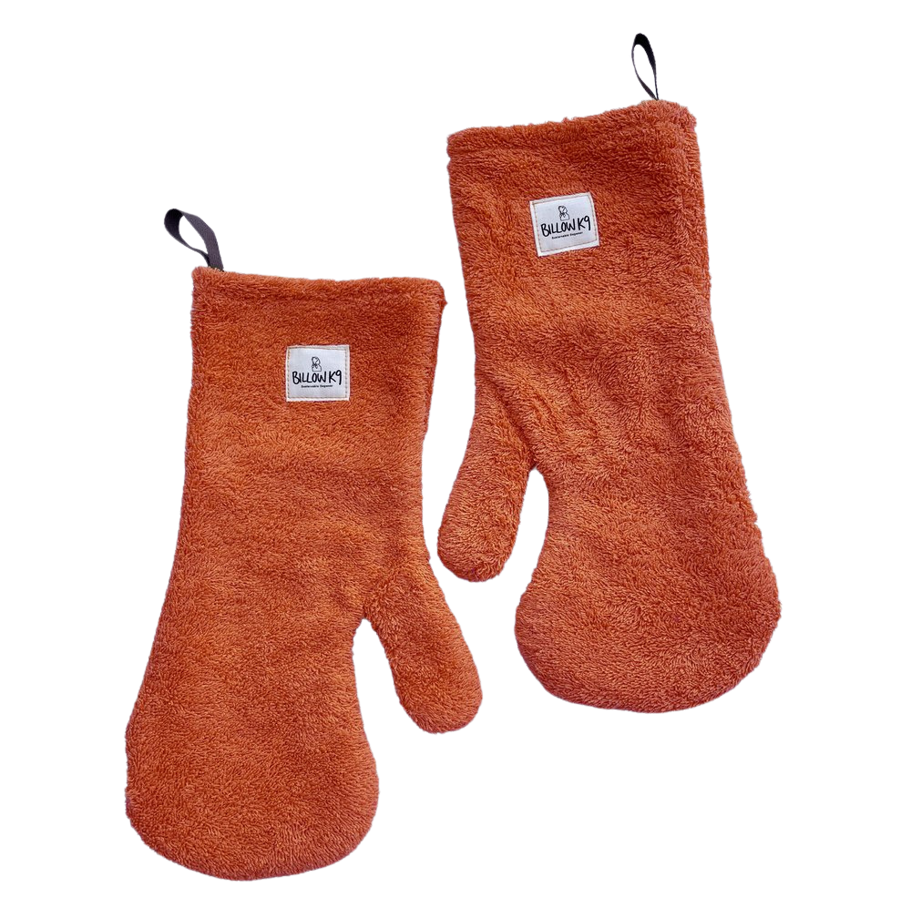 Billows K9 Drying Mits Rust - Pair