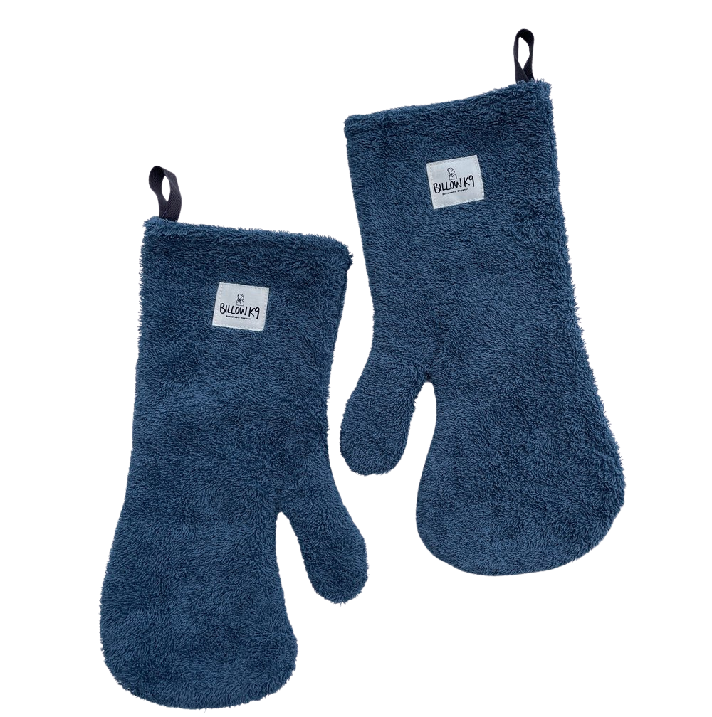 Billows K9 Drying Mits Vintage Blue - Pair