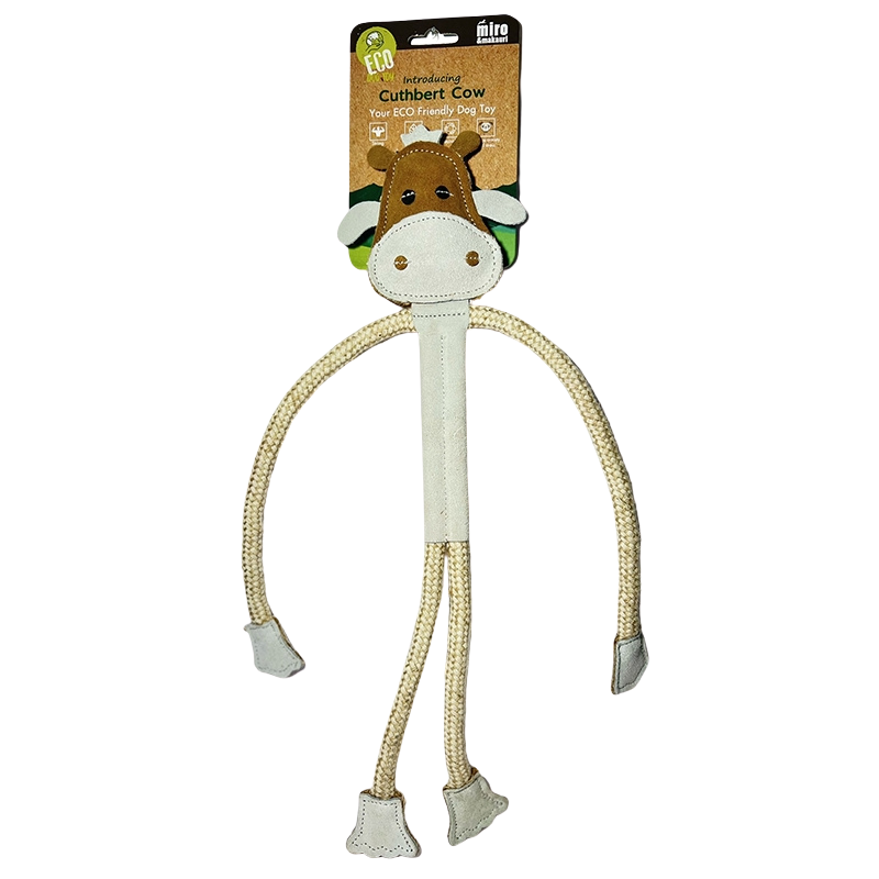 Cuthbert The Cow Eco Dog Toy