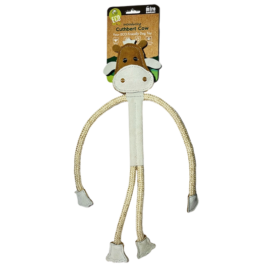 Cuthbert The Cow Eco Dog Toy