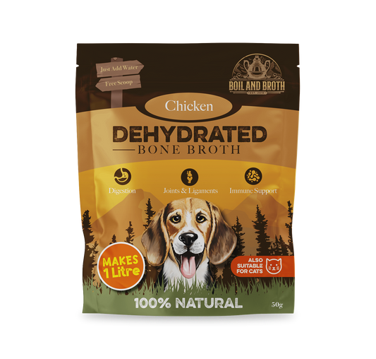 Chicken Bone Broth for Dogs & Cats