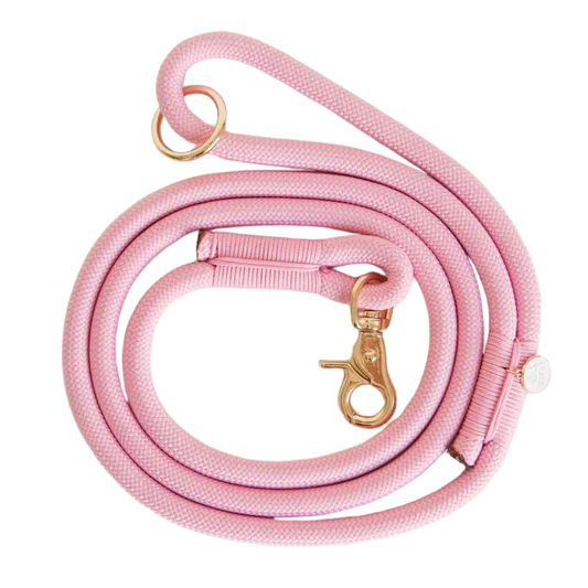 Furlou Braided Lead - Baby Pink