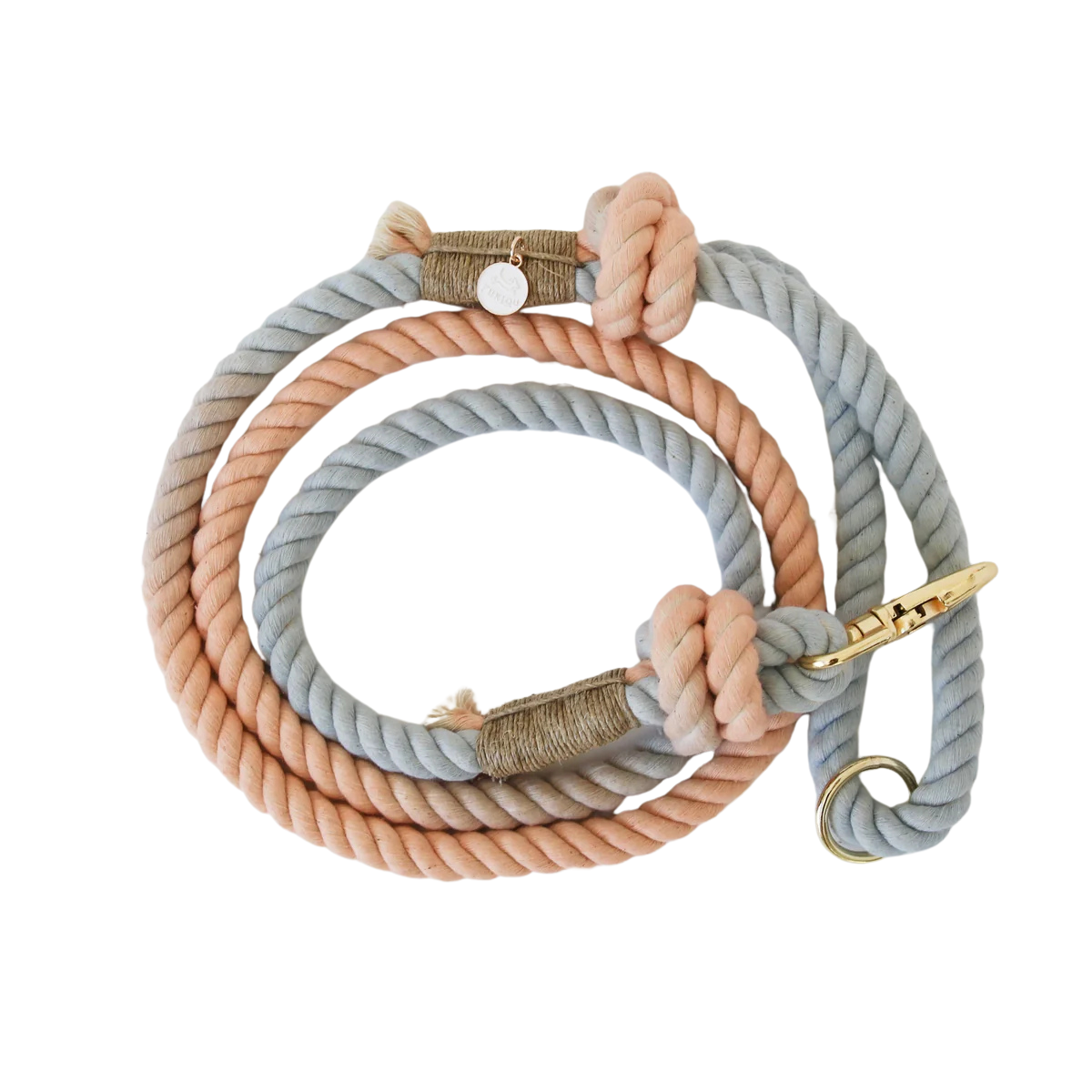 Furlou Cotton Rope Lead - Sunset Sherbert