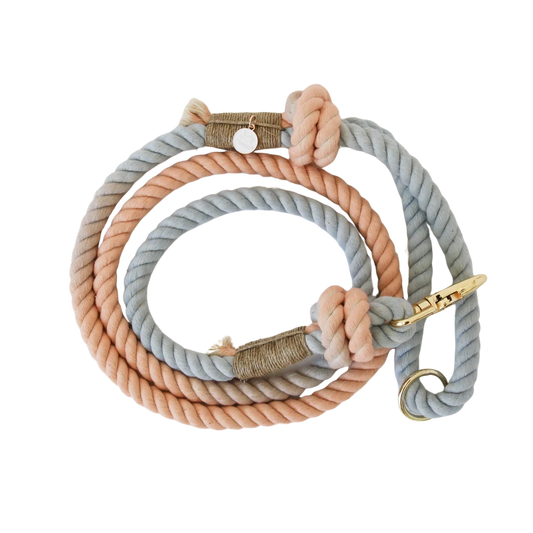 Furlou Cotton Rope Lead - Sunset Sherbert