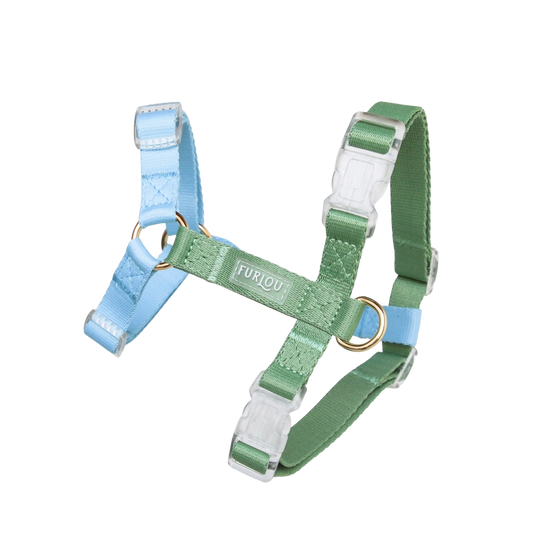 Furlou Harness - Blue & Sage