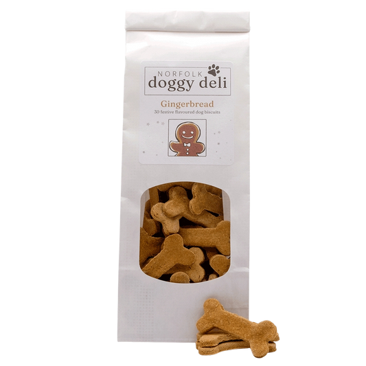 Gingerbread Dog Biscuits